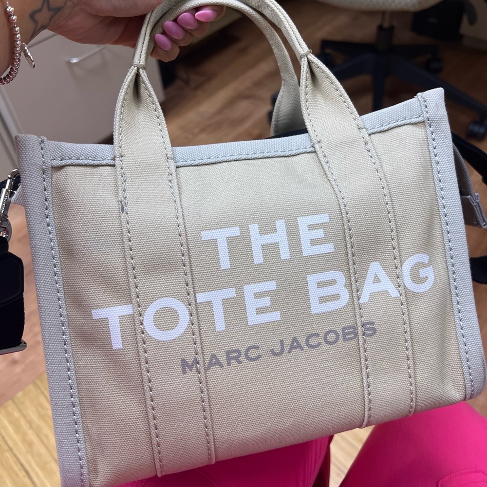 Marc Jacobs Beige Mini Tote Bag